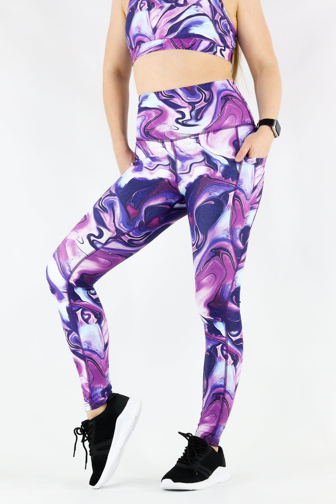 Sweet Marble - Dynamic Active Pocket Full Leggings - Discontinued Active Leggings Pawlie   