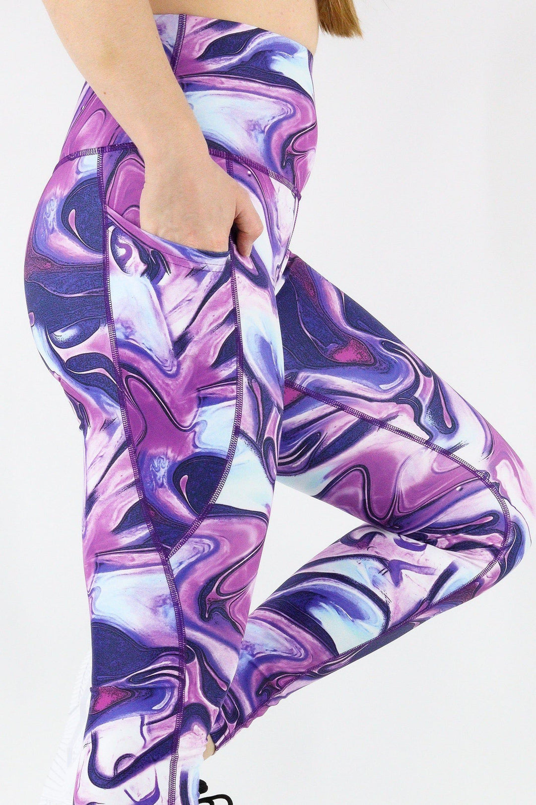 Sweet Marble - Dynamic Active Pocket Full Leggings - Discontinued Active Leggings Pawlie   