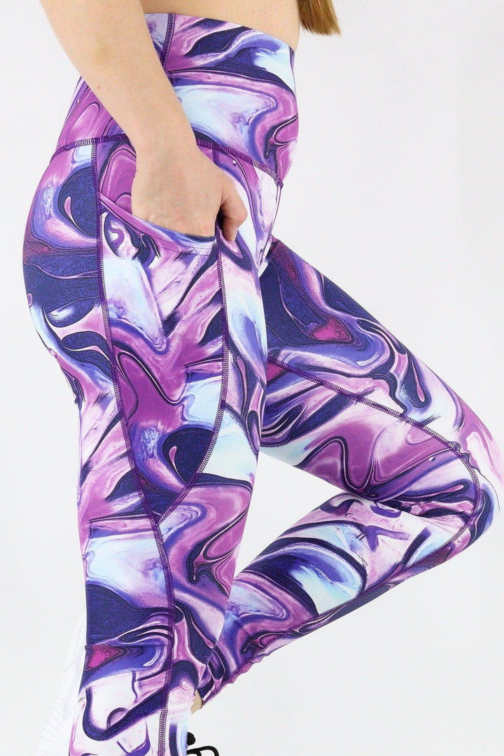 Sweet Marble - Dynamic Active Pocket Full Leggings - Discontinued Active Leggings Pawlie   