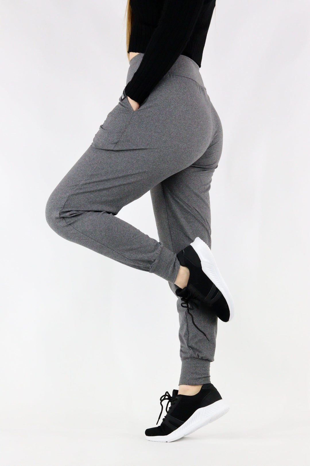 Mid Heather Grey - Hybrid 'Soft' Pocket Joggers 1.0 Hybrid Joggers Pawlie   