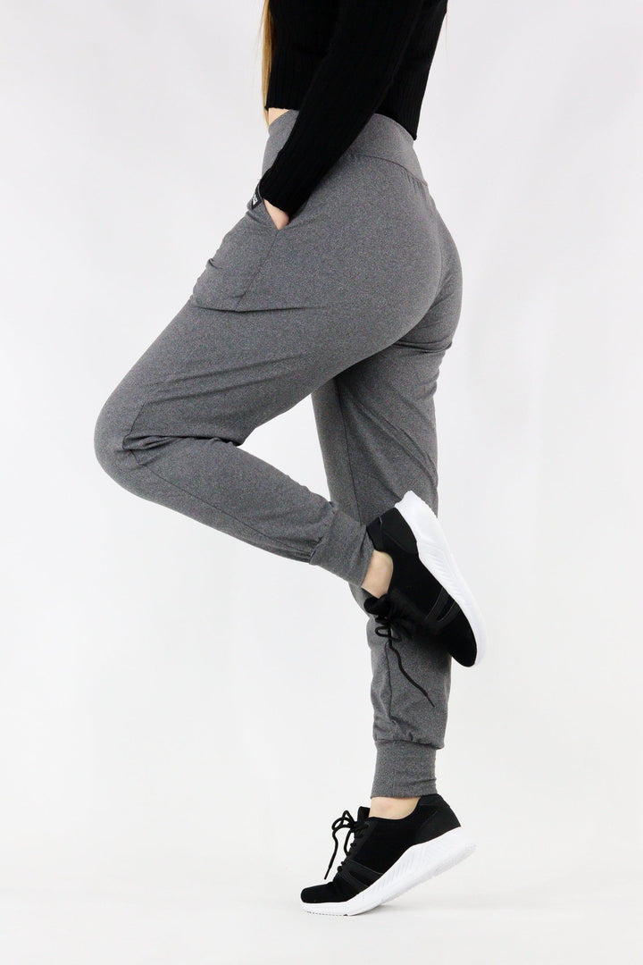 Mid Heather Grey - Hybrid 'Soft' Pocket Joggers 1.0 Hybrid Joggers Pawlie   