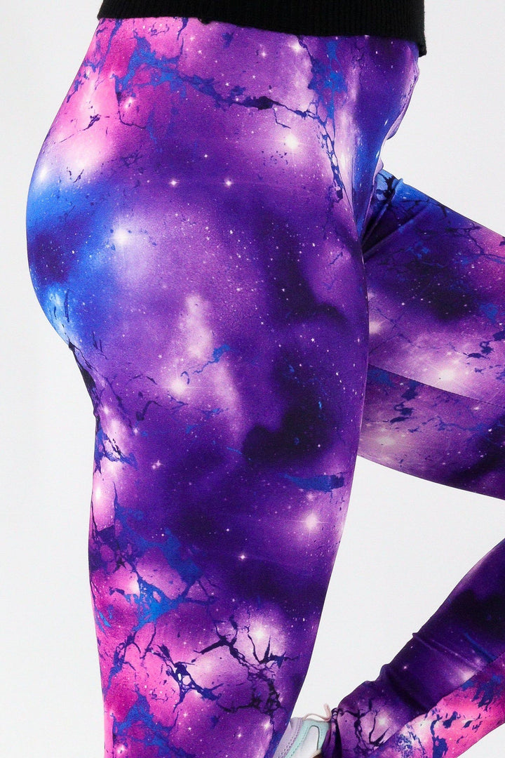 Nebular Marble - Casual Full Leggings Casual Full Leggings Pawlie   
