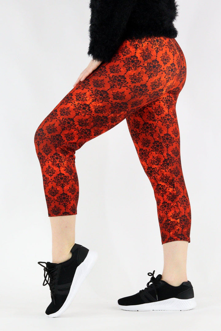 Vampire Affair - Casual Capri Leggings Casual Capri Leggings Pawlie   