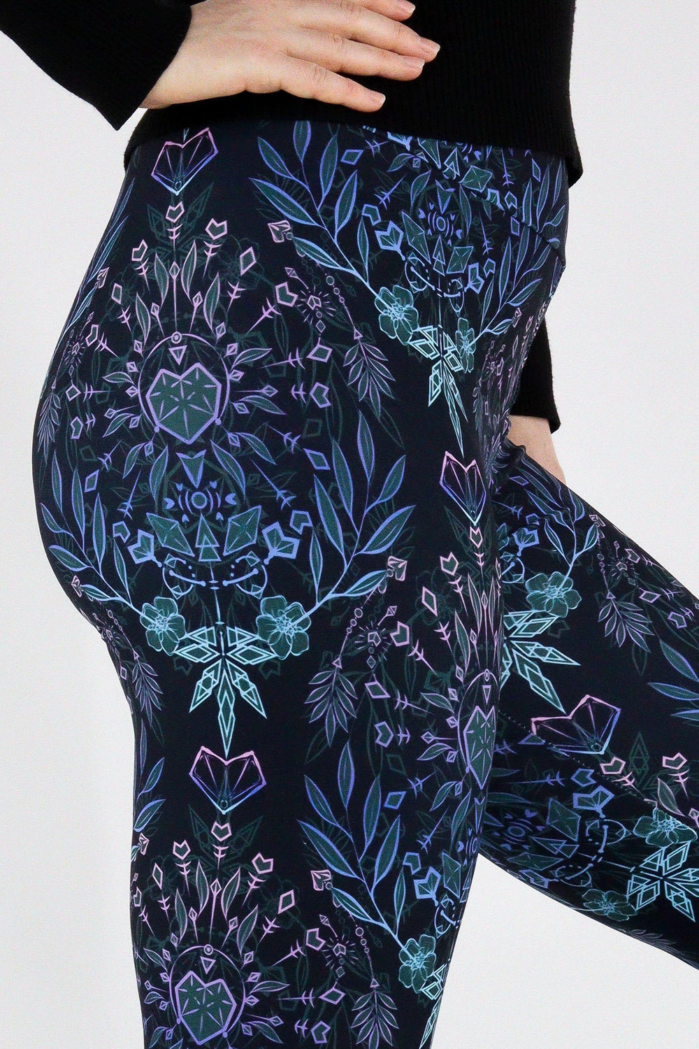 Spiritual Awakening - Casual Capri Leggings Casual Capri Leggings Pawlie   