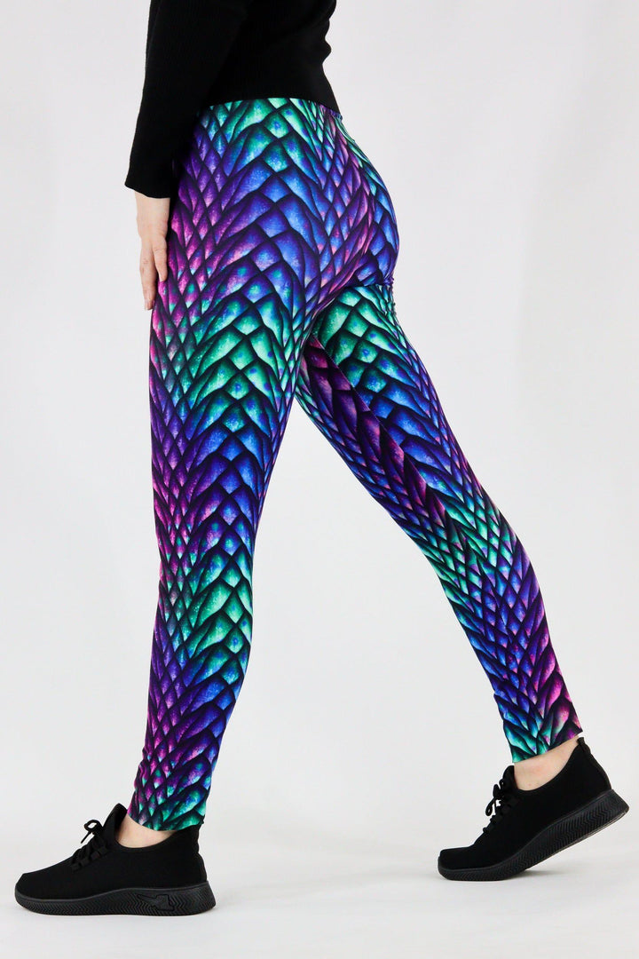 Radiant Dragon - Casual Full Leggings Casual Full Leggings Pawlie   