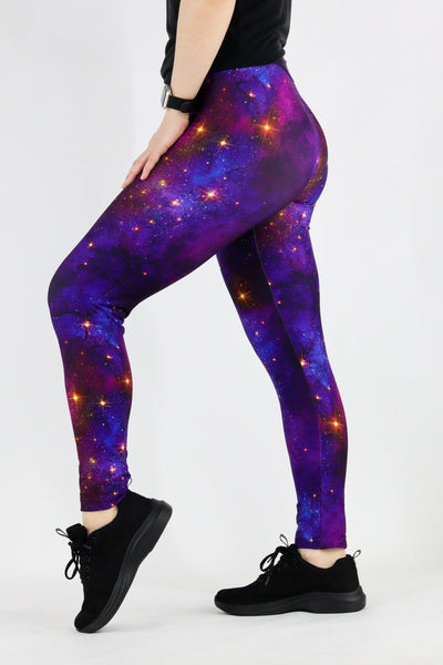Galaxy Dust - Casual Full Leggings Casual Full Leggings Pawlie   