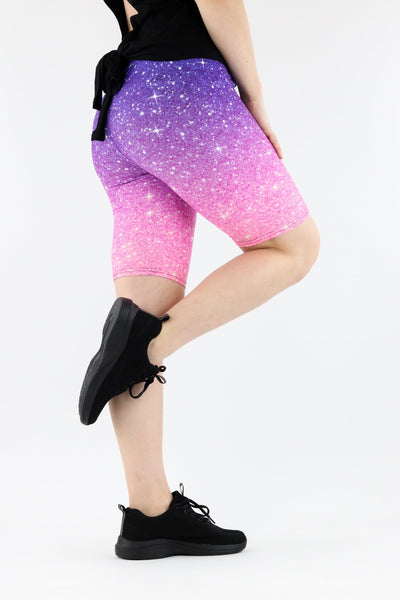 Midnight Pink Ombre - Casual Long Shorts Casual Shorts Pawlie   