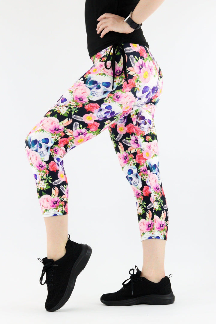Dead Pretty - Casual Capri Leggings Casual Capri Leggings Pawlie   