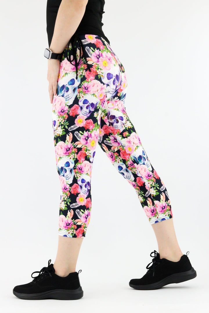 Dead Pretty - Casual Capri Leggings Casual Capri Leggings Pawlie   