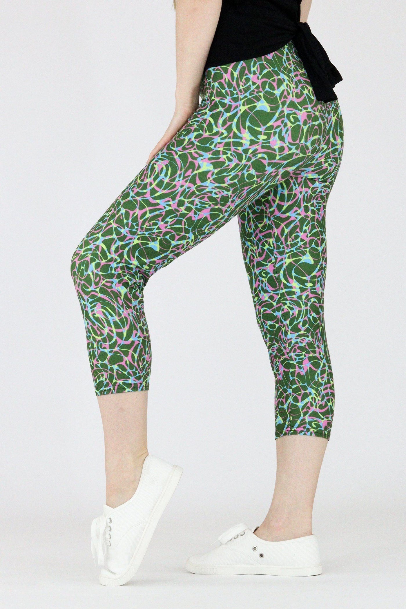 Venomous - Casual Capri Leggings Casual Capri Leggings Pawlie   